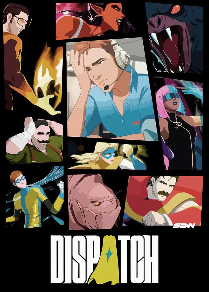 Dispatch Comic Book Cover Art