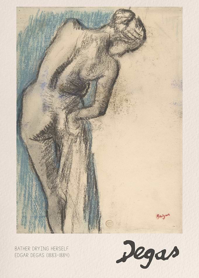 Degas: Bather Drying Herself