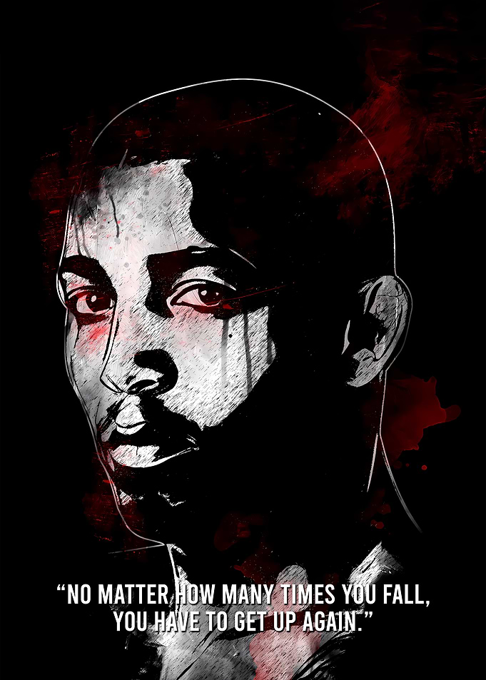José Aldo Portrait with Inspirational Quote