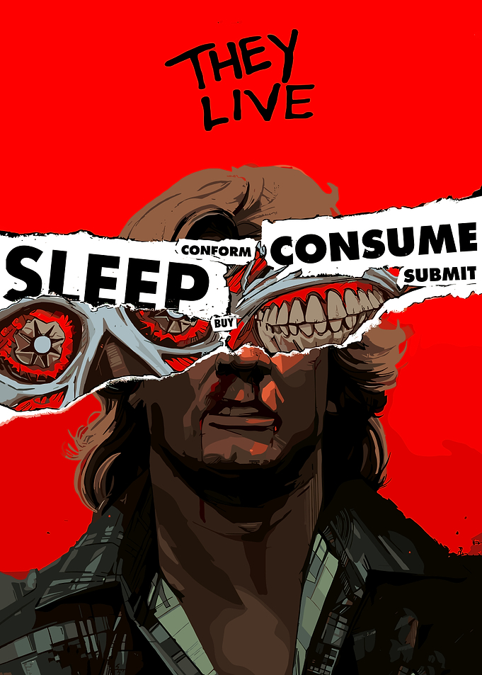 They Live Movie Poster Art