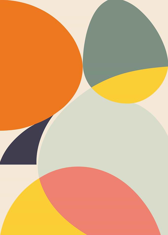Abstract Geometric Shapes Art