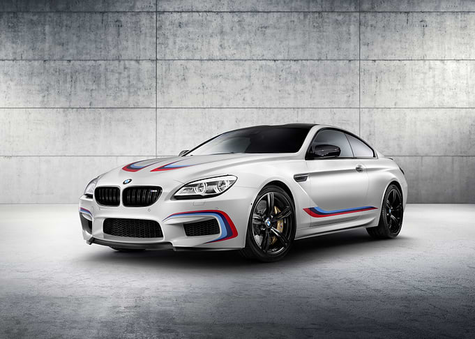 White BMW M6 Coupe