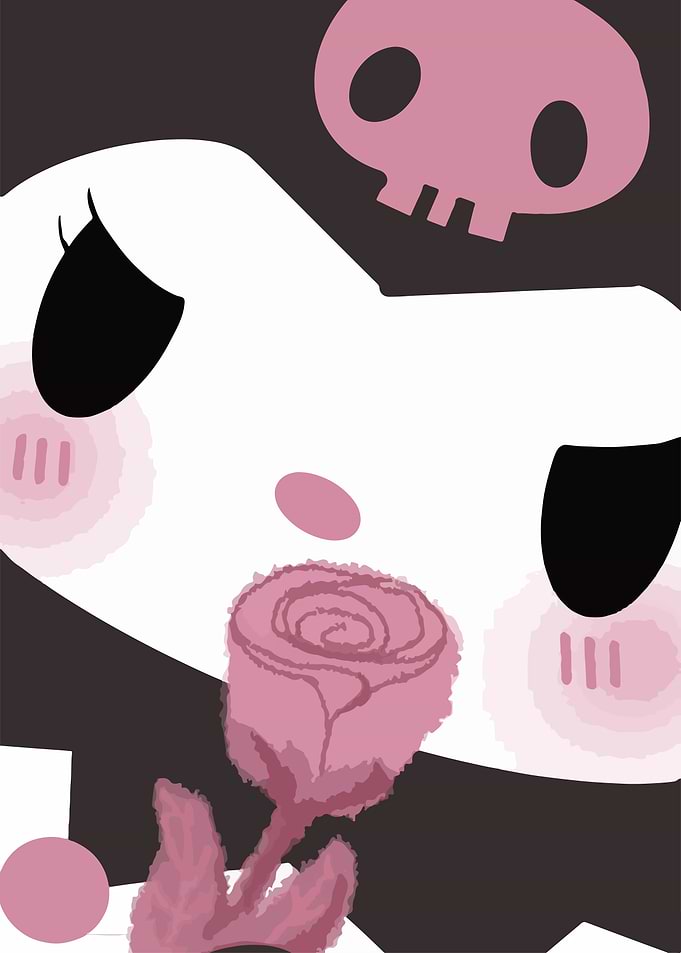 Kuromi with Rose
