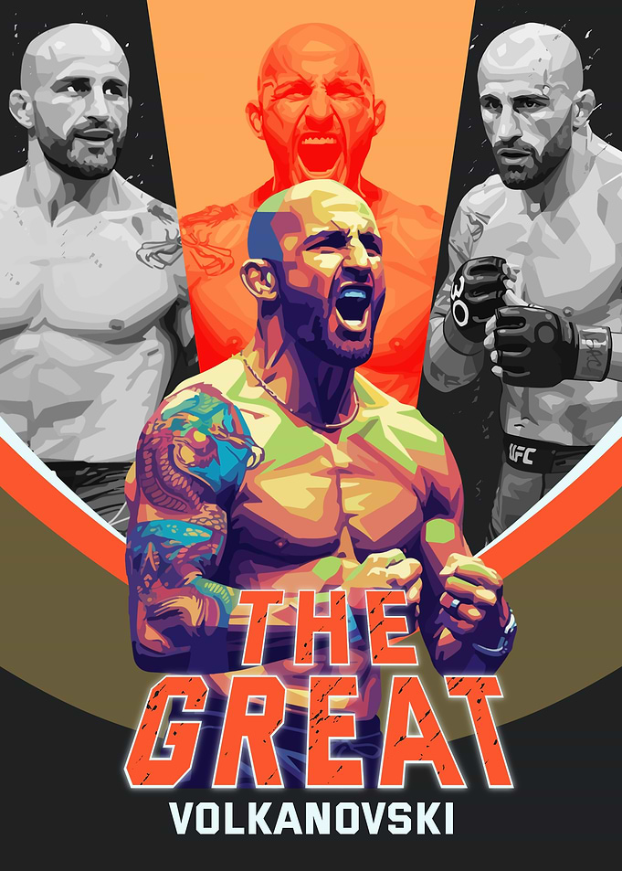 Alexander Volkanovski MMA Fighter Art