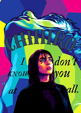 Chihiro Billie Eilish Pop Art