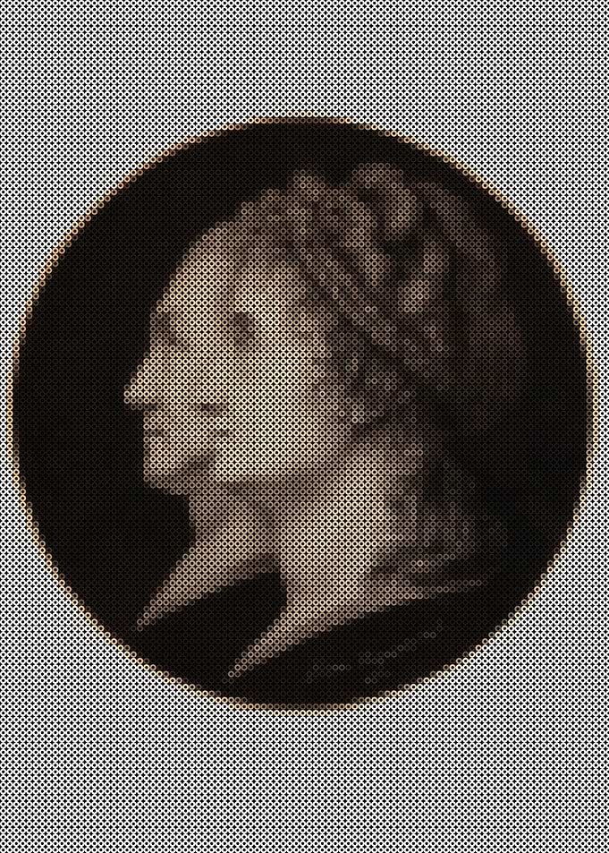 Portraits of Jean-François Heurtier and Marie-Victorie Heurtier in profile