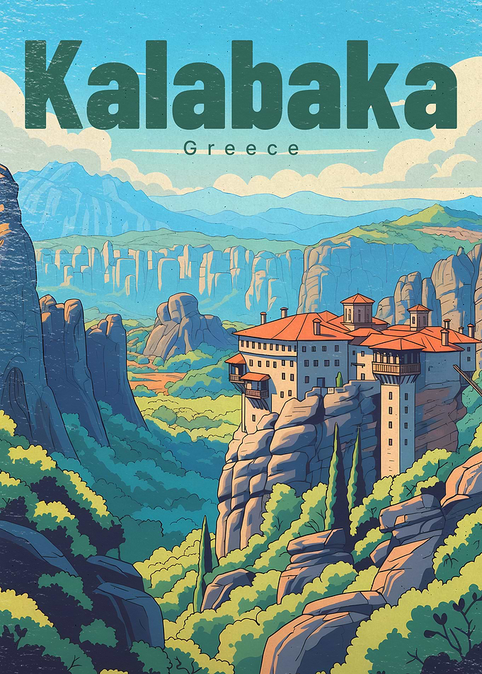 Heavenly Peaks of Meteora