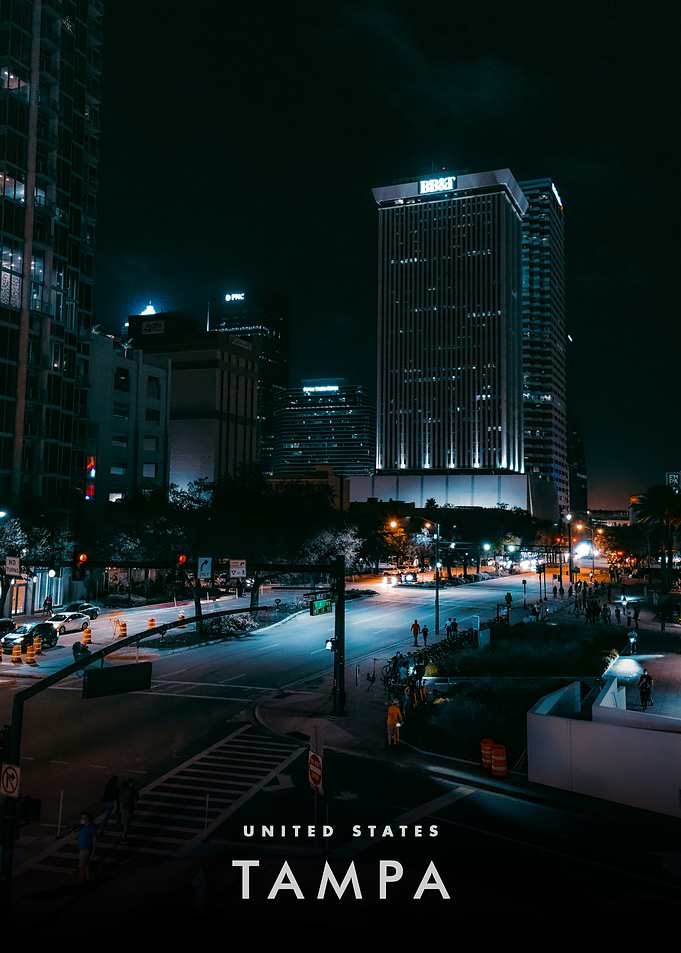 Tampa, Florida at Night