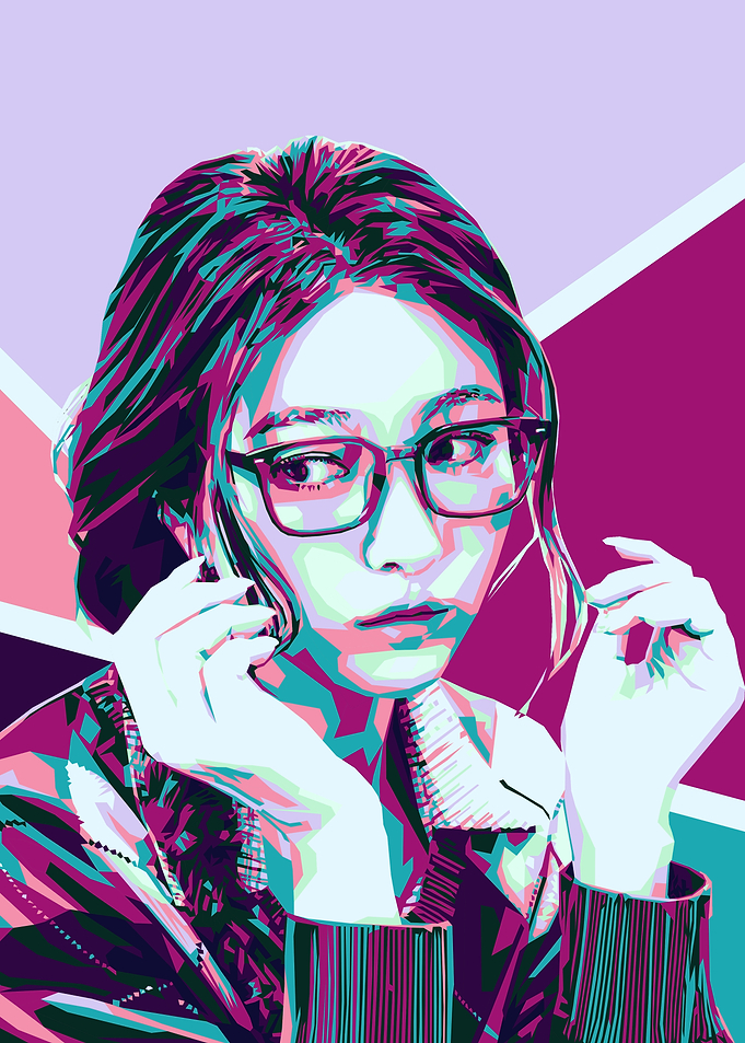 Pop Art Portrait of Sowon