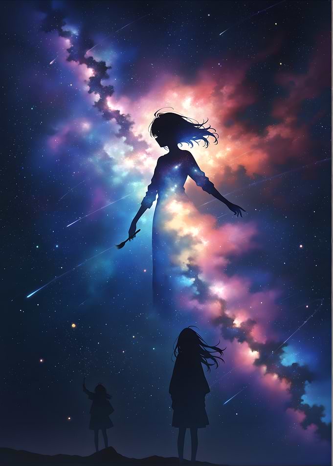 She Paints the Skies