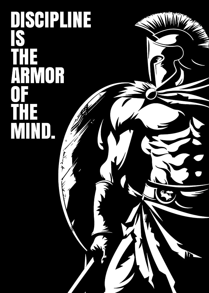 Spartan Warrior: Discipline is Armor