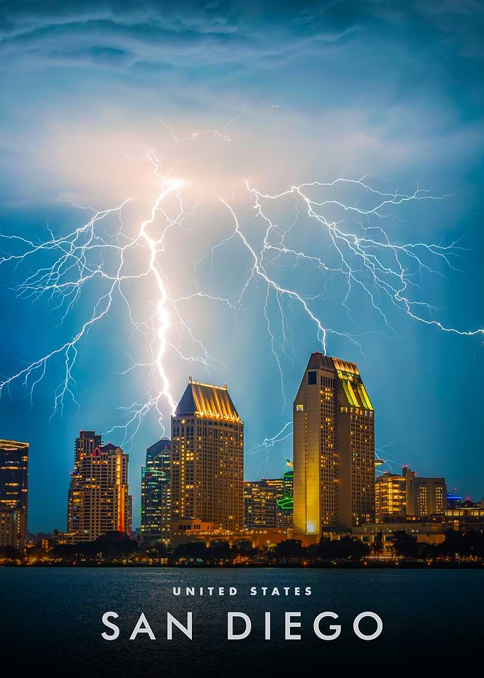 San Diego Lightning Storm
