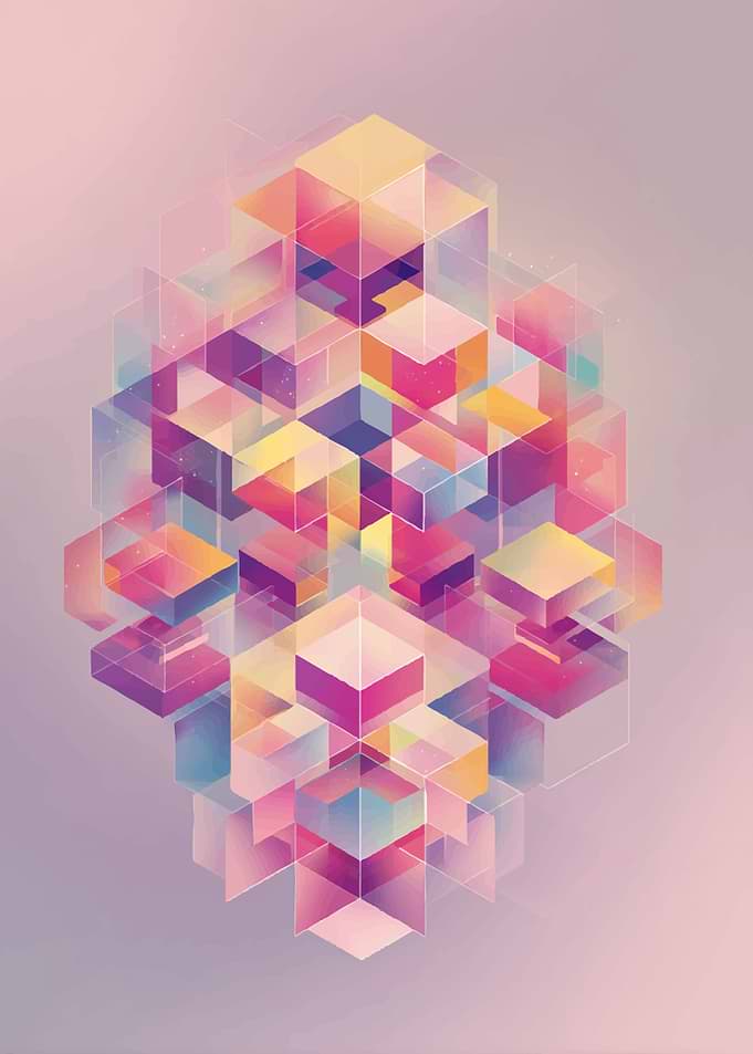 Abstract Geometric Cubes