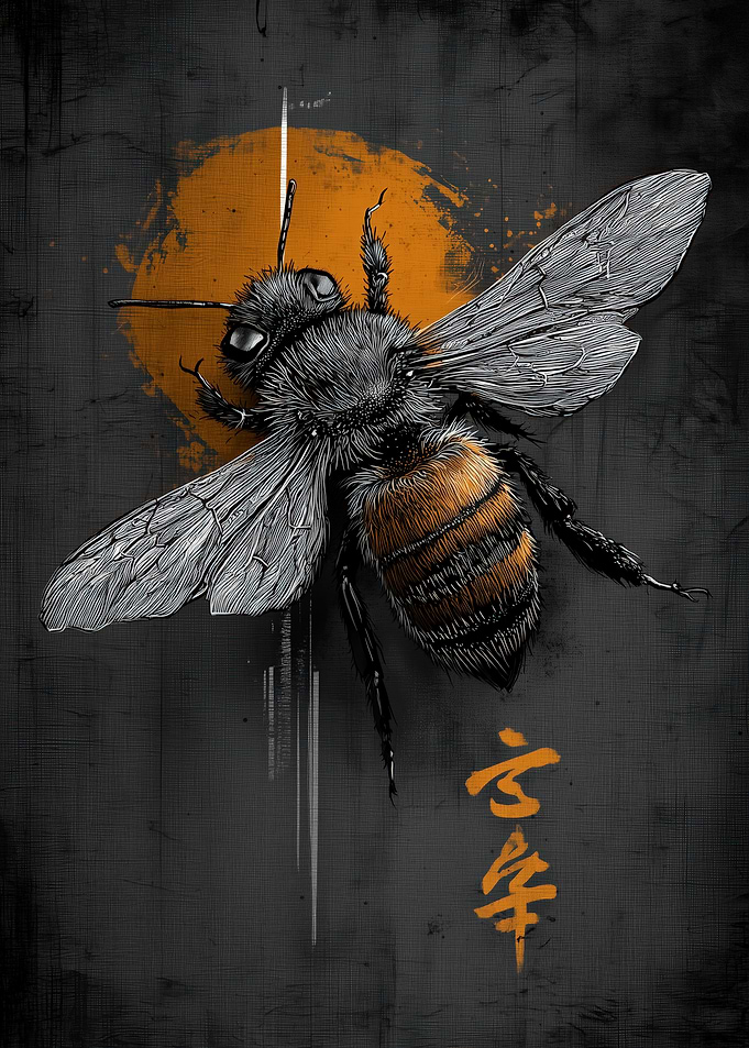 Ukiyo Minimalism Bee