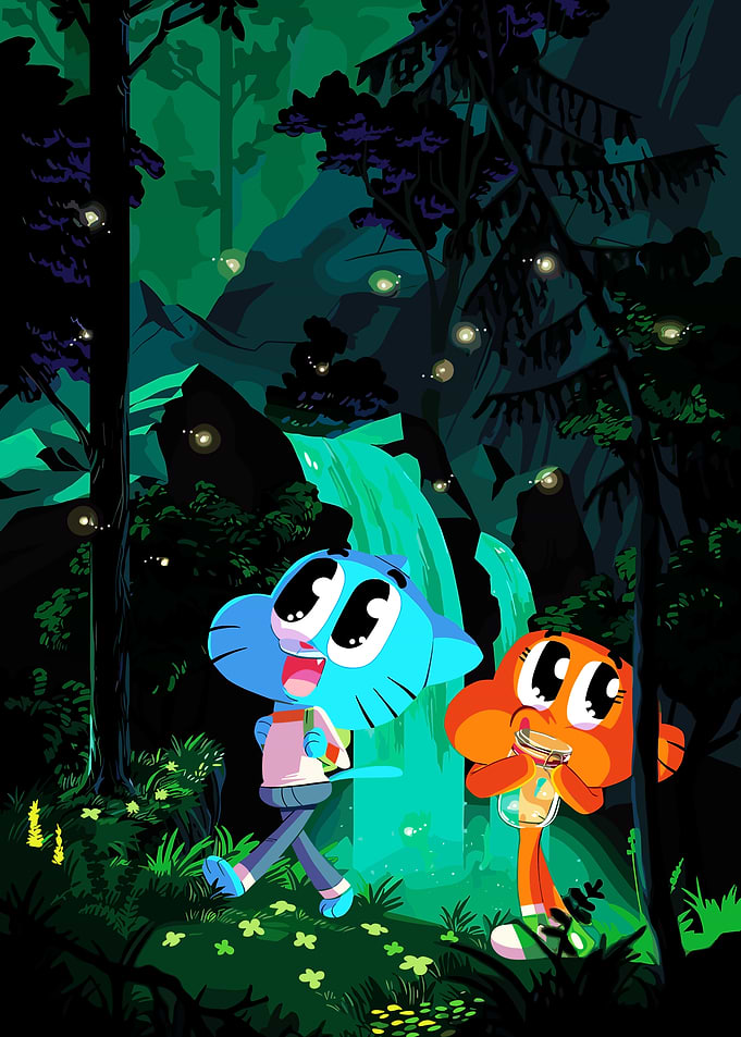 Gumball and Darwin in the Forest