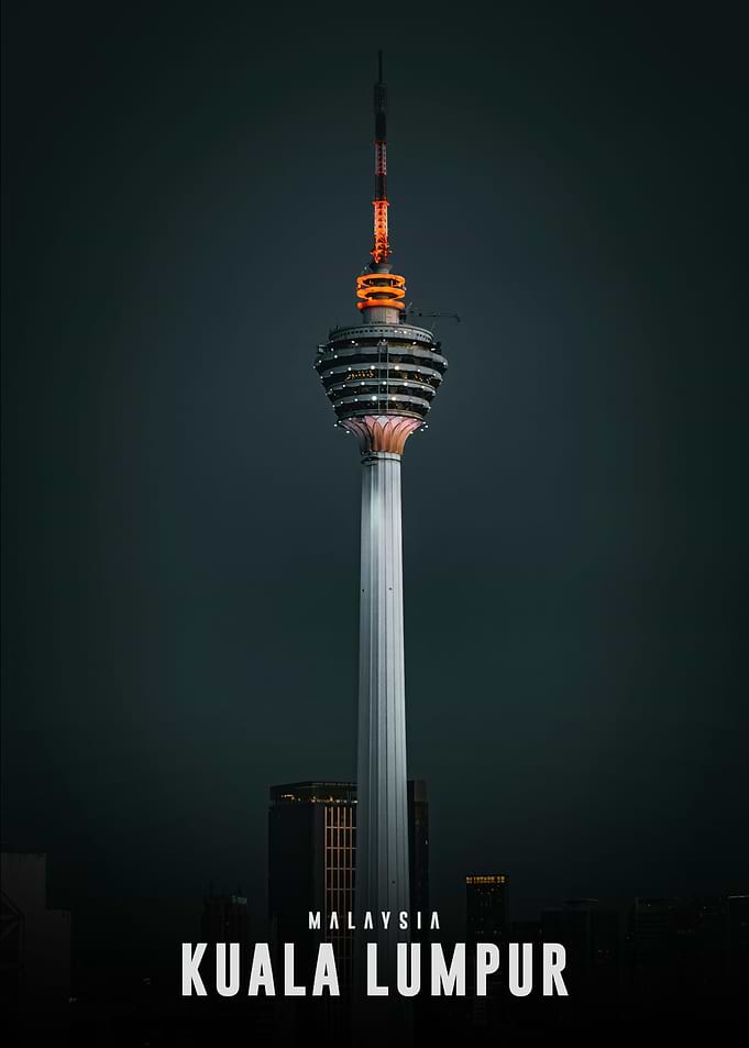 Kuala Lumpur Tower at Night