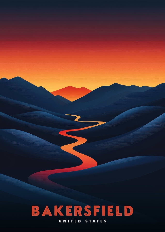 Bakersfield United States Landscape Art