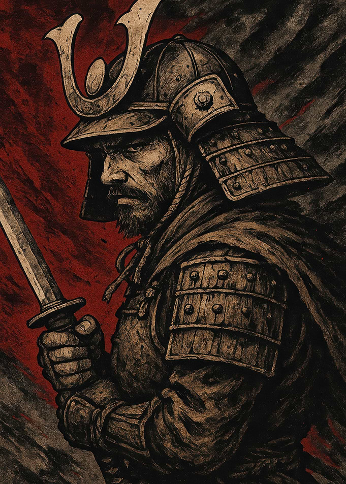 Samurai Warrior with Sword