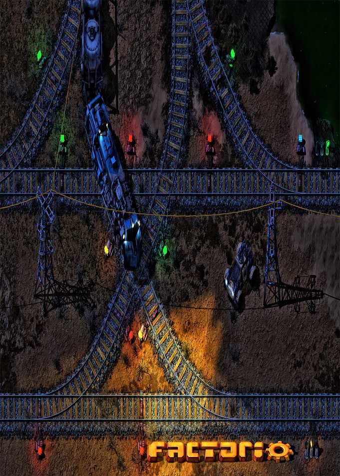 Factorio Train Tracks