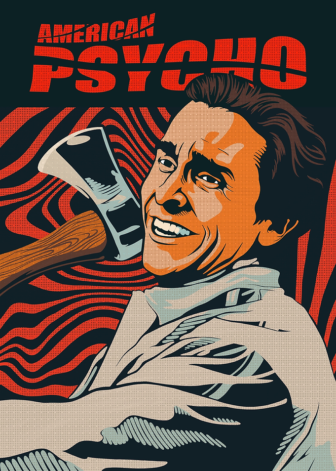 American Psycho Movie Poster Art