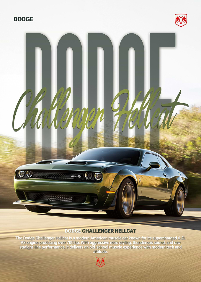 Dodge Challenger Hellcat Advertisement