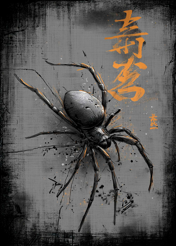 Ukiyo Minimalism Spider