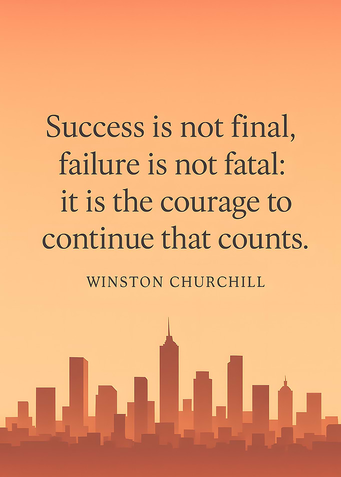 Inspirational Quote by Winston Churchill