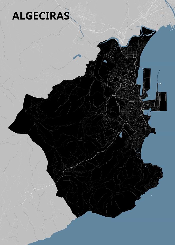 Algeciras City Map