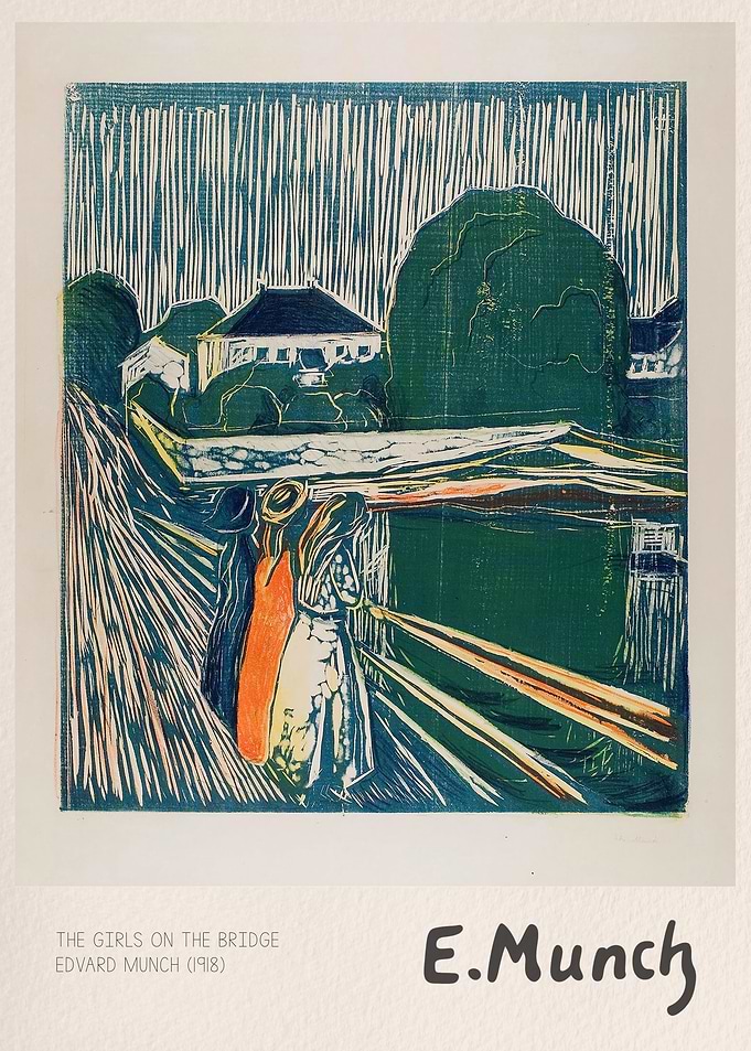 The Girls on the Bridge - Munch