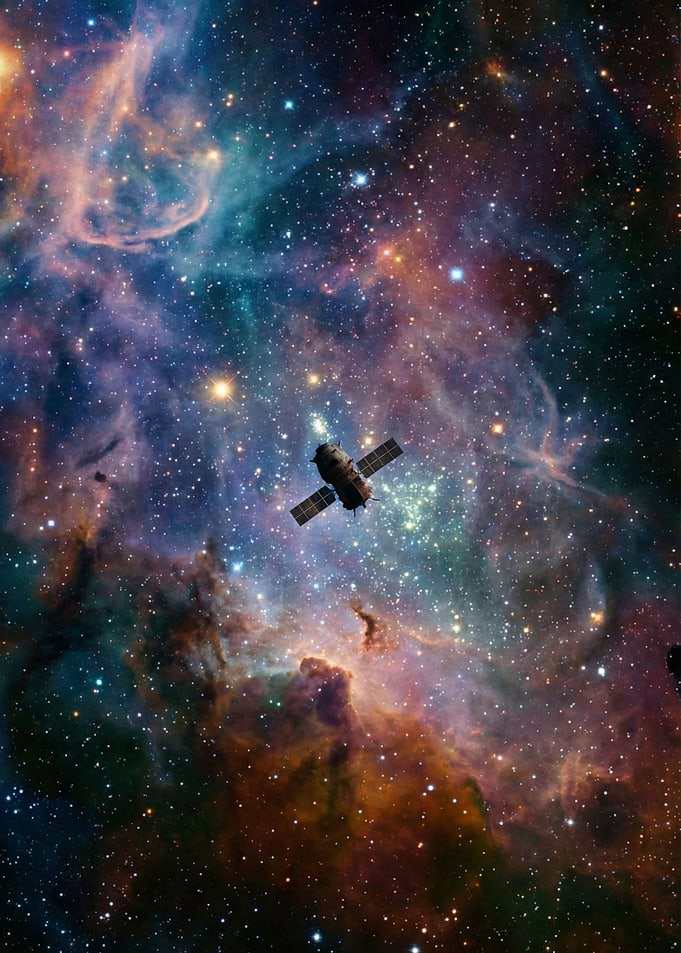 Satellite in Nebula