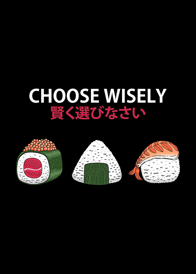 Choose Wisely Sushi Trio