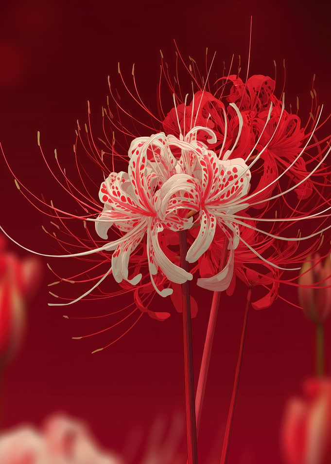 Red Spider Lily Floral Arrangement