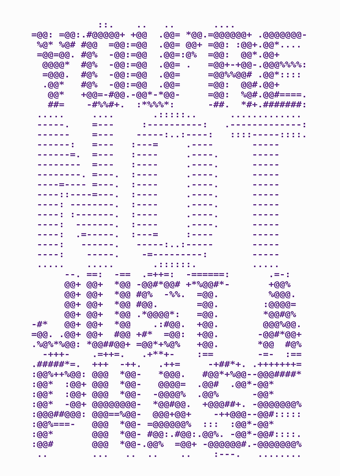 ASCII Art: You're Just a Phase