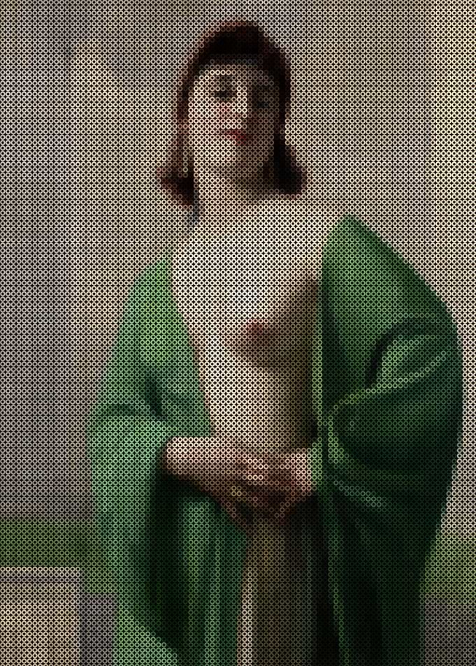 Portrait of a red-haired lady