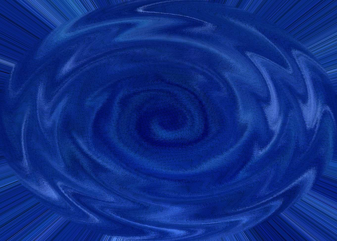 Abstract Blue Swirl SAID6