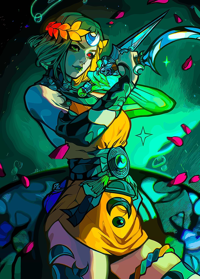 Hades Game Character Illustration