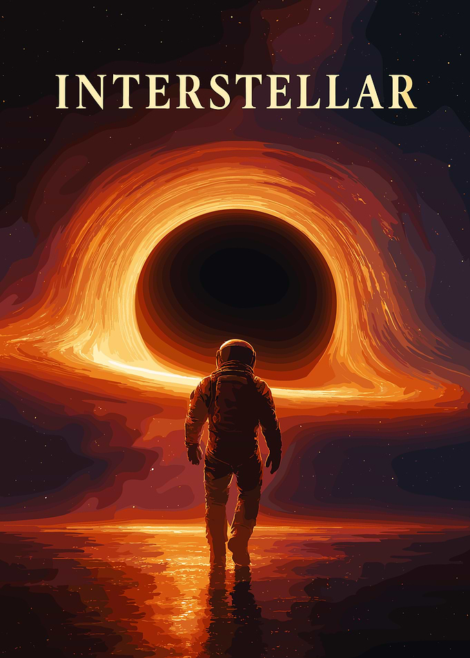 Interstellar Movie Poster Art