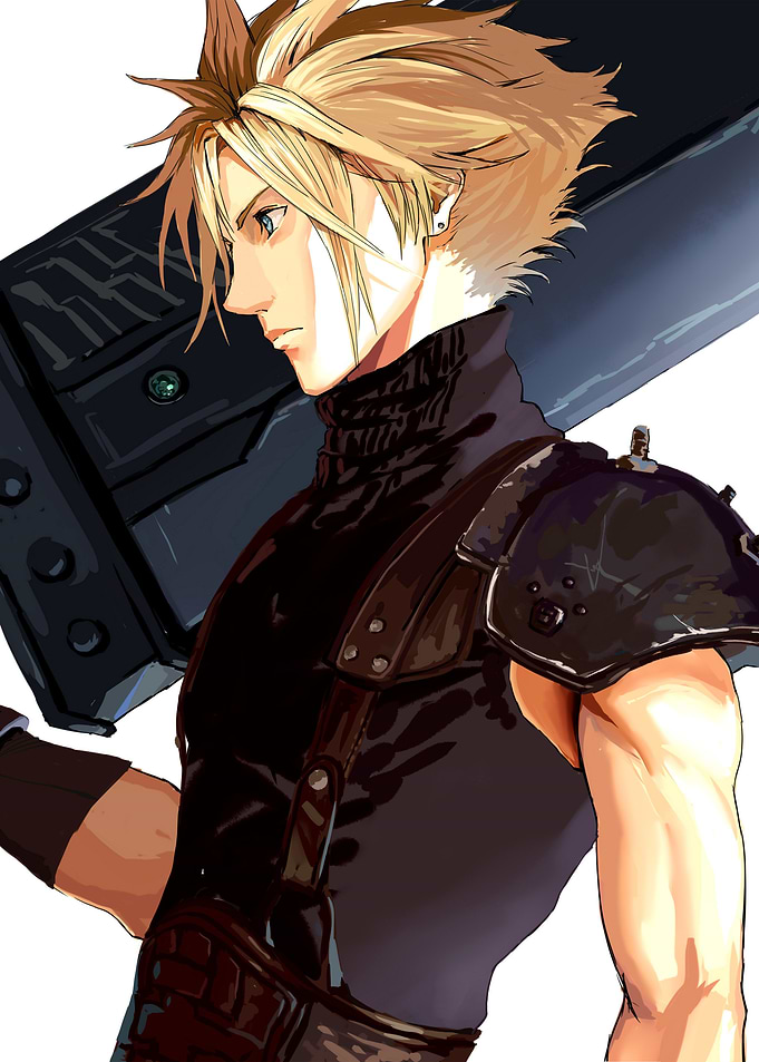 Cloud Strife with Buster Sword