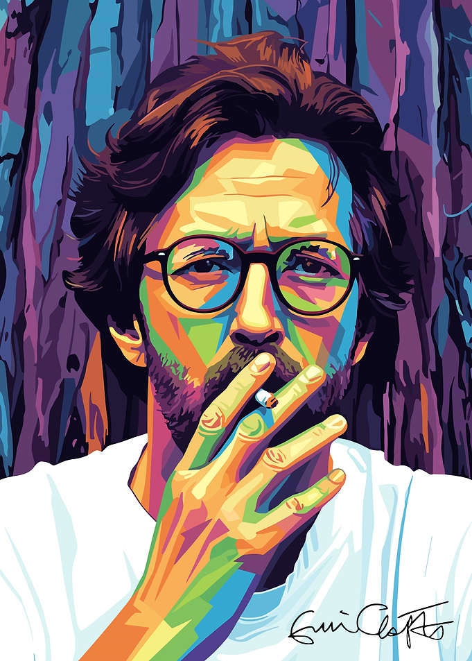 Eric Clapton Portrait