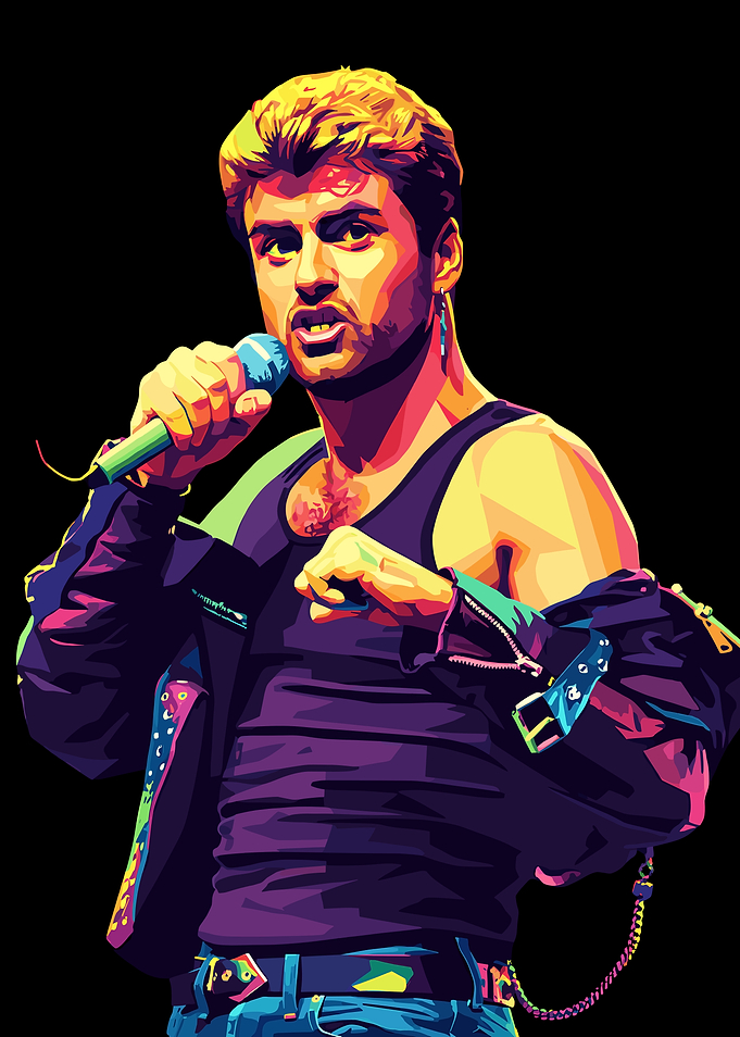 George Michael Pop Art Portrait