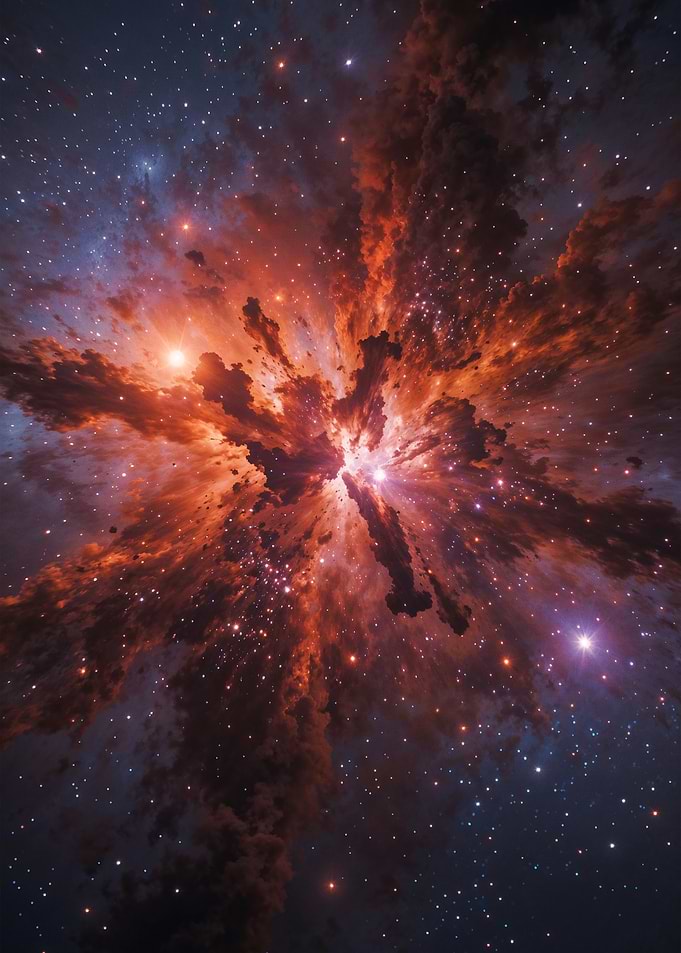 Cosmic Nebula Explosion