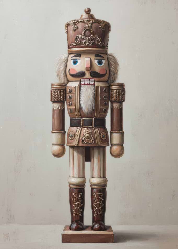 Nutcracker Soldier Painting