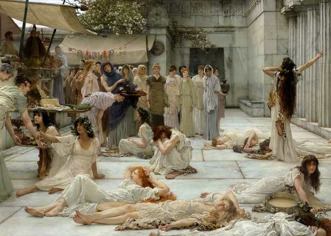 The Women of Amphissa (1887) by Sir Lawrence Alma Tadema