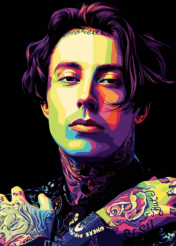 Bad Omens Wpap Art