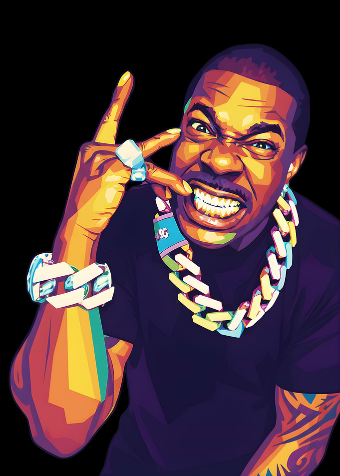 Busta Rhymes Pop Art Portrait