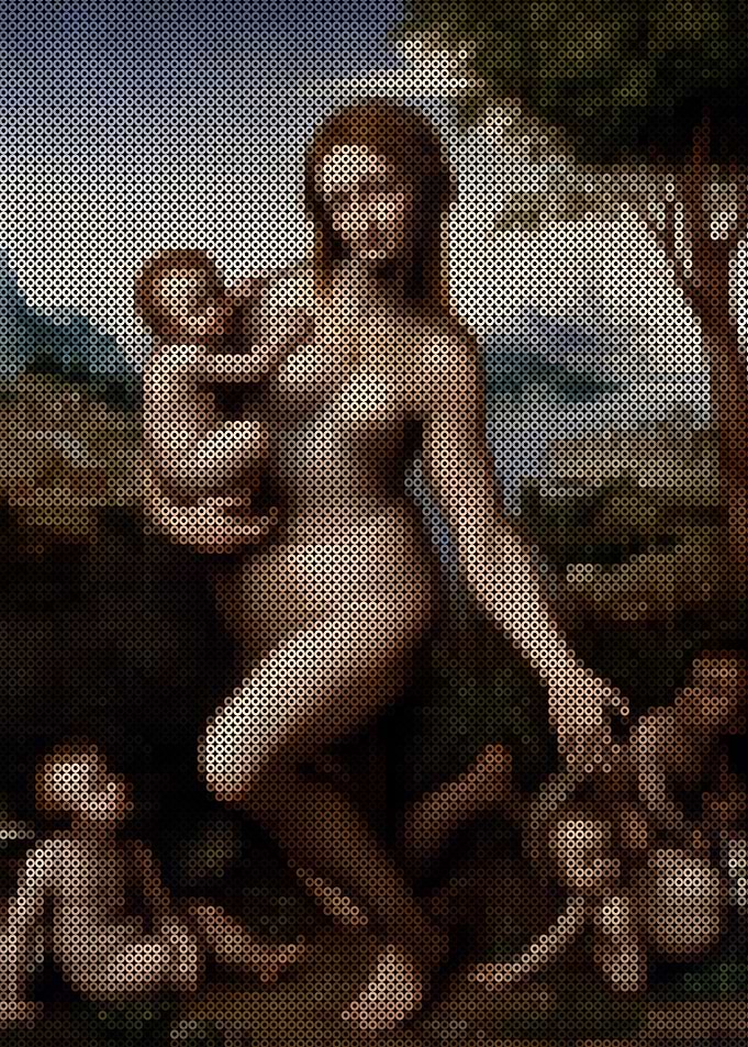 Leda with their children