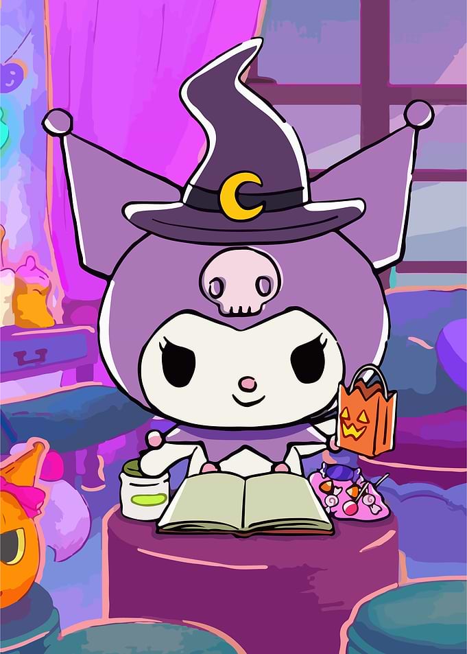 Kuromi Halloween Study