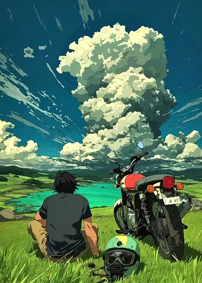 Motorcycle Ride Contemplation