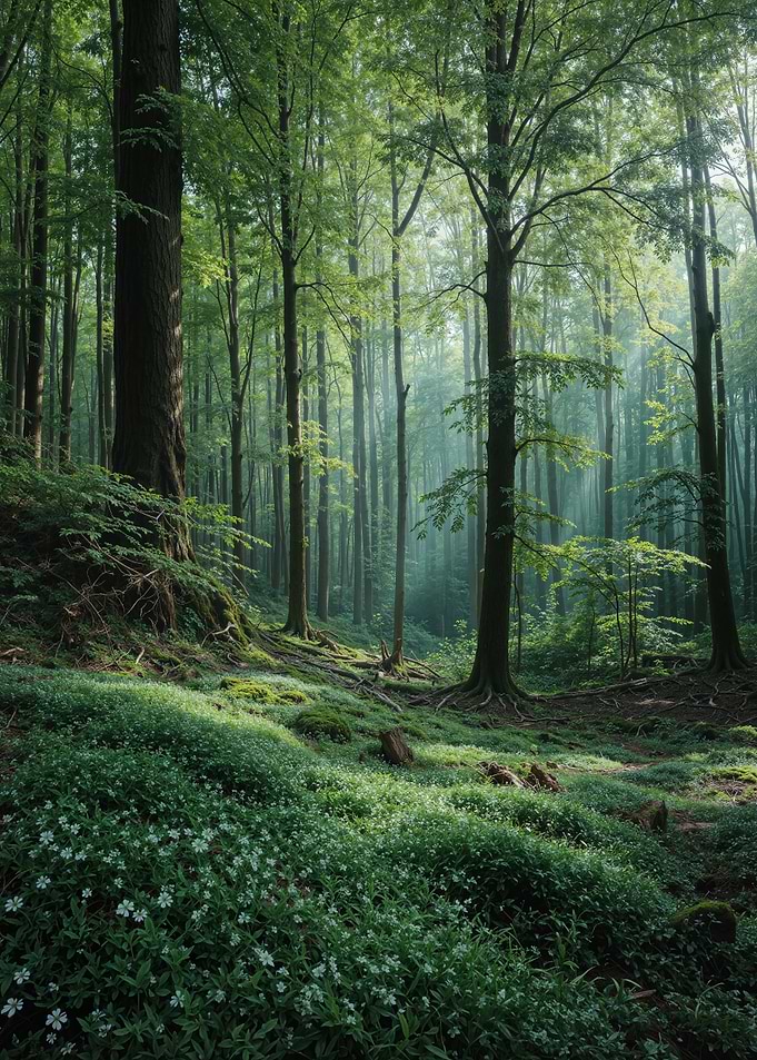 Lush Green Forest