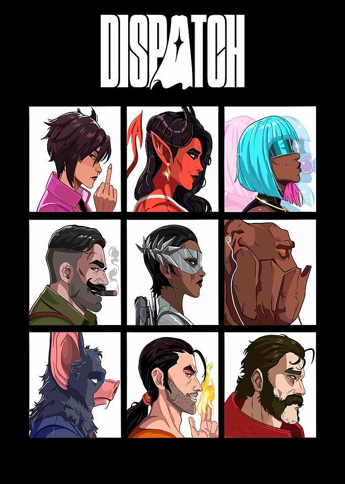 Dispatch Character Grid